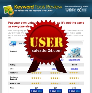 Product picture Keyword Research Review Site with User Right